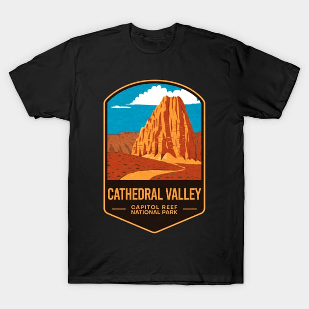 Cathedral Valley Capitol Reef National Monument T-Shirt by JordanHolmes